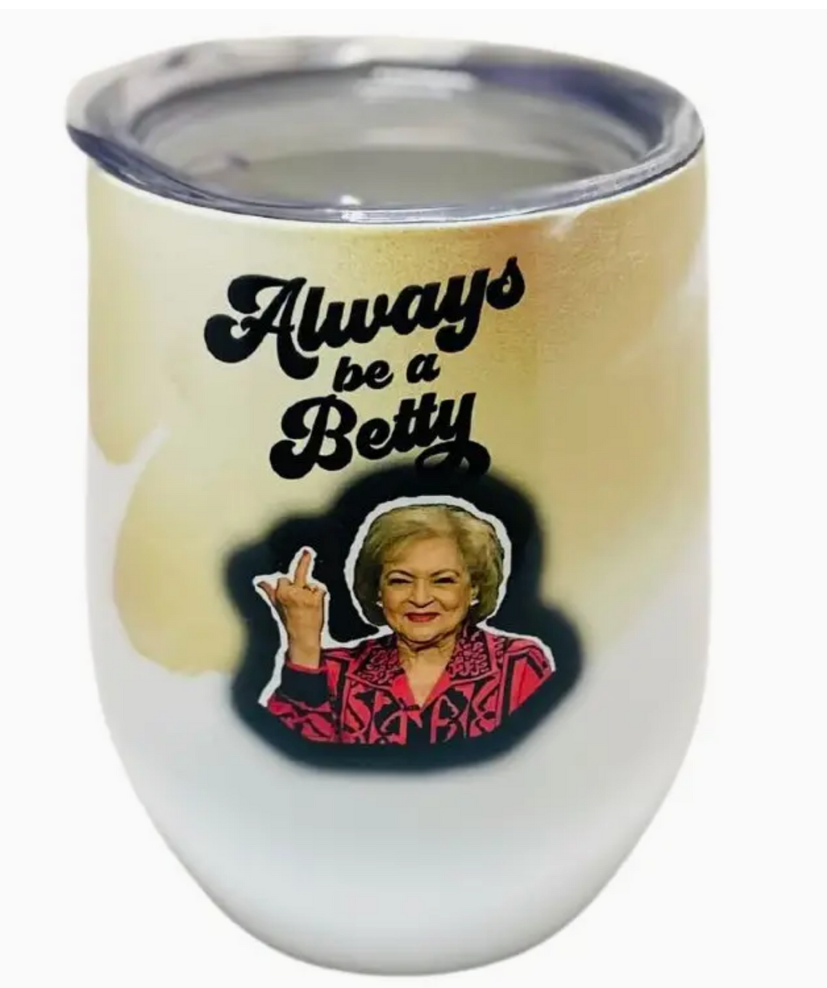 12oz Stainless Wine Tumbler ~ Betty