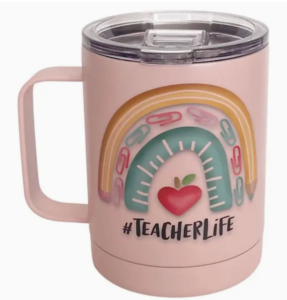 12oz Stainless Camp Mug ~ #Teacherlife
