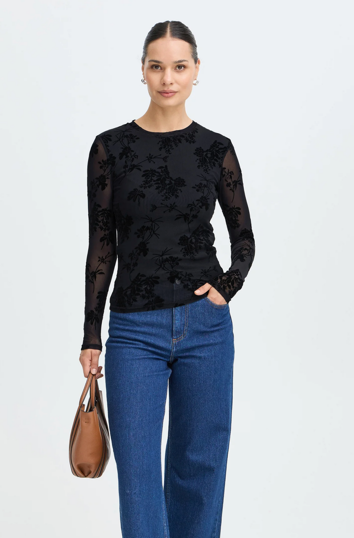 Byrimesha Floral LS Top