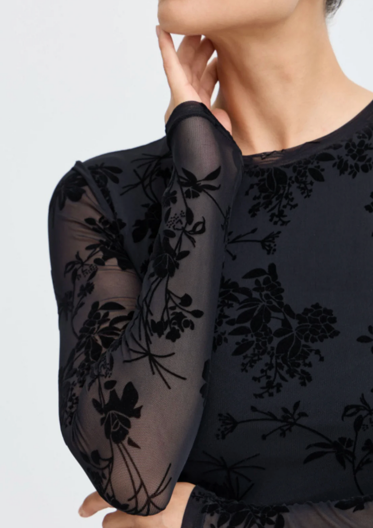 Byrimesha Floral LS Top