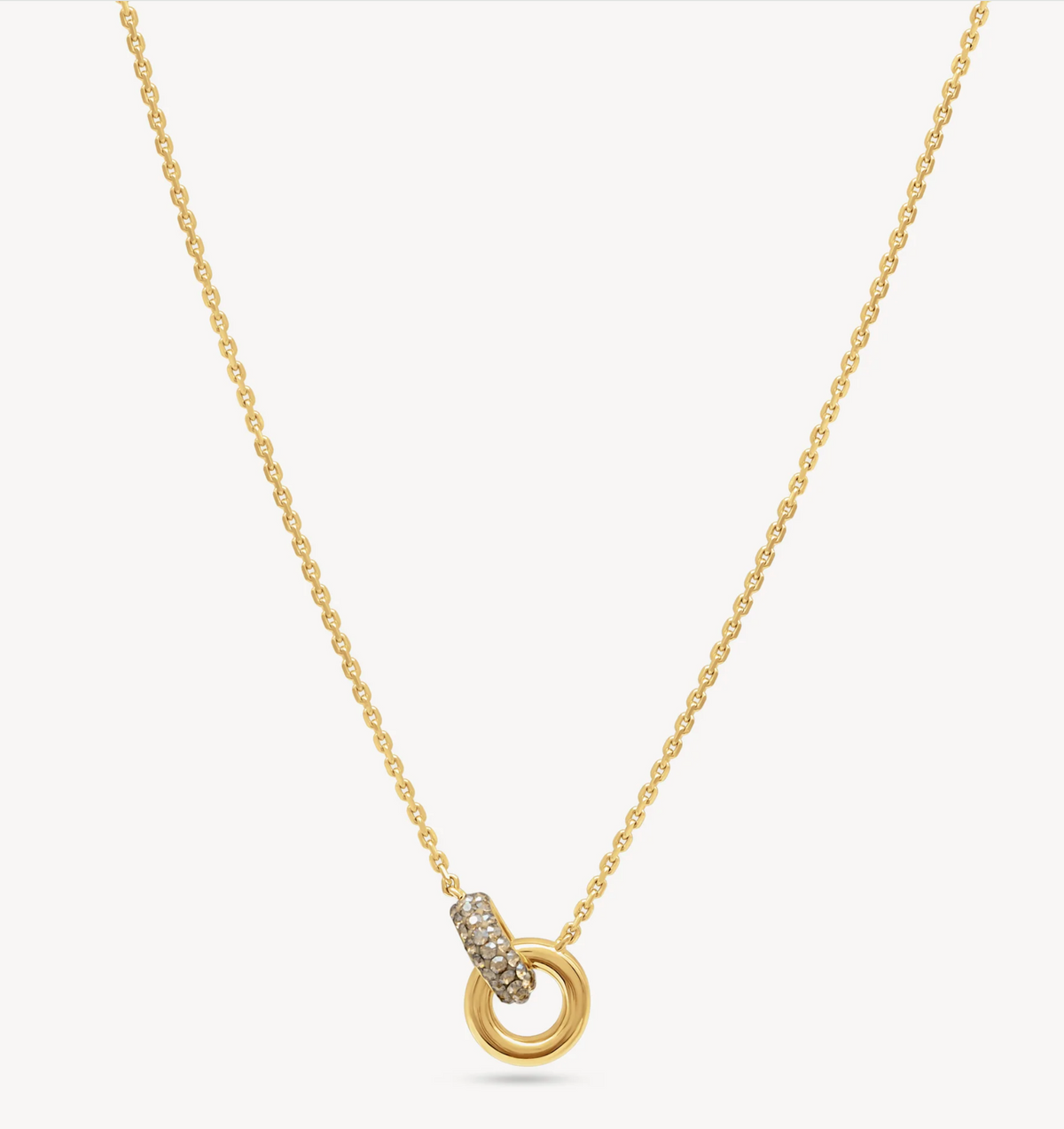 Interlock Sparkle Necklace ~ 2 Colours