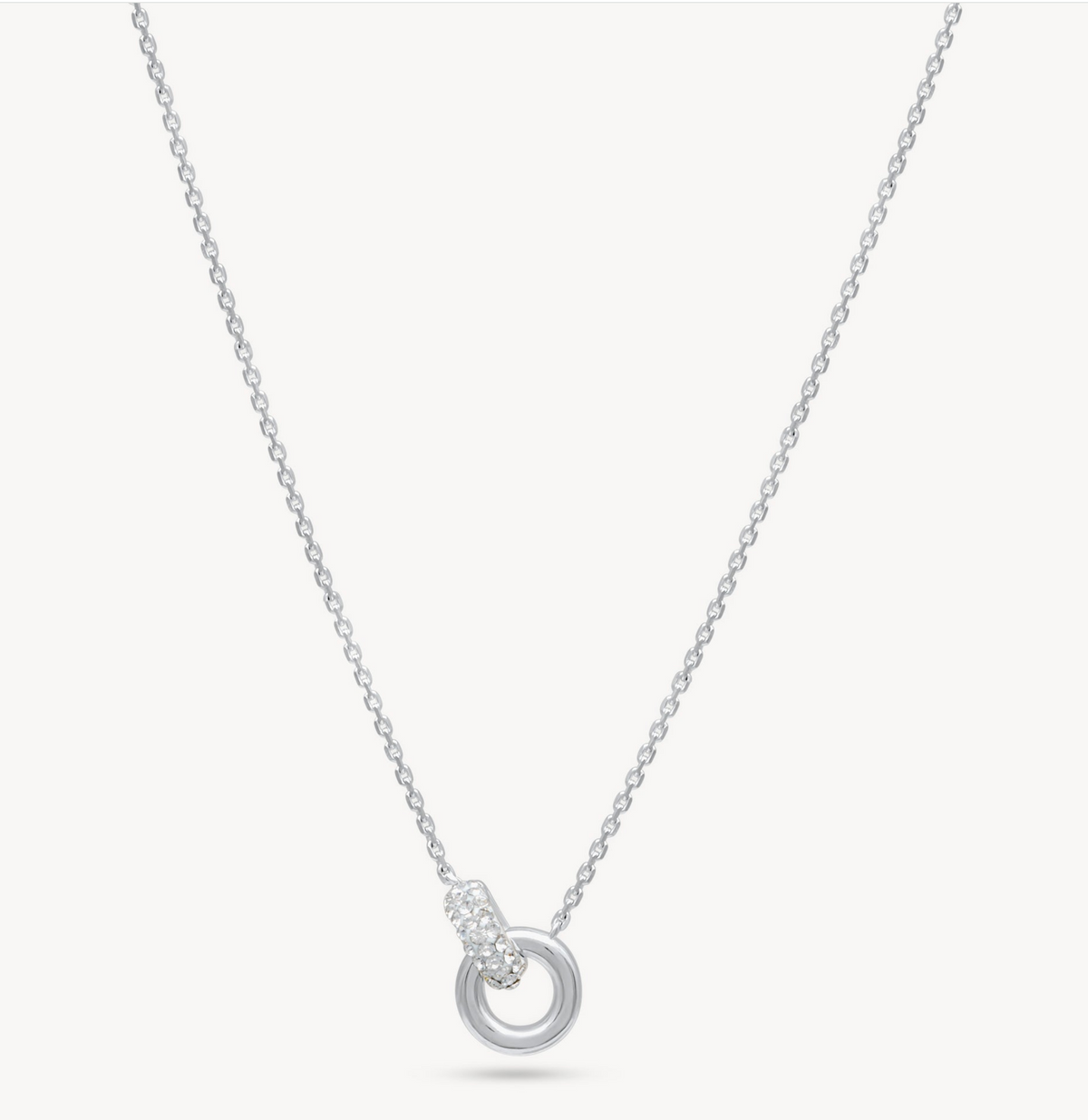 Interlock Sparkle Necklace ~ 2 Colours
