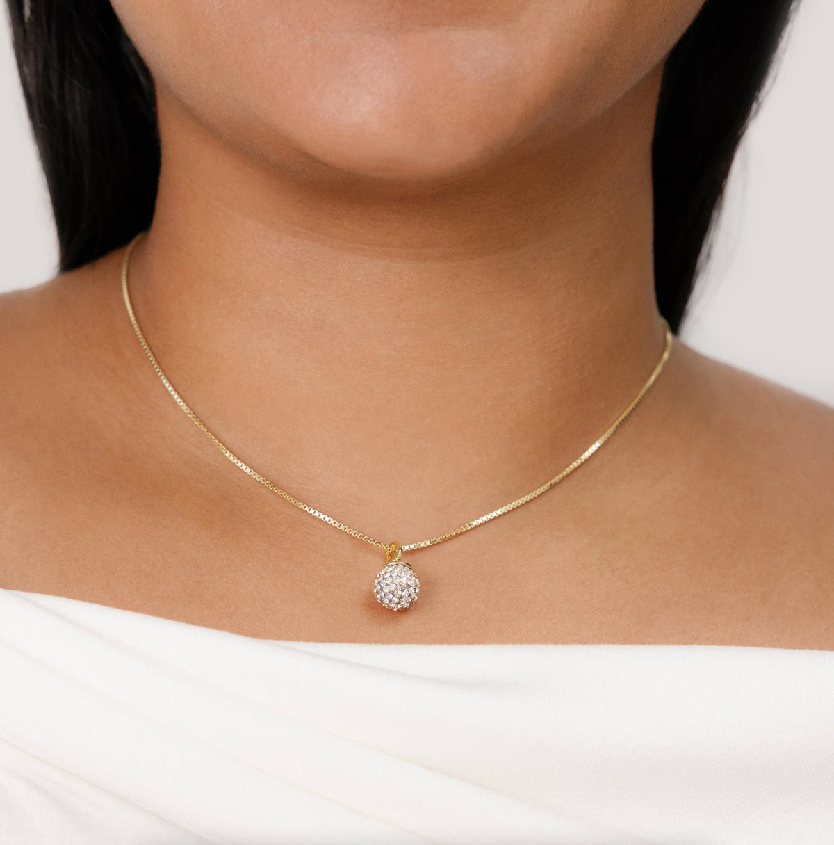 Medium Sparkle Ball Charm ~ Dancing Queen