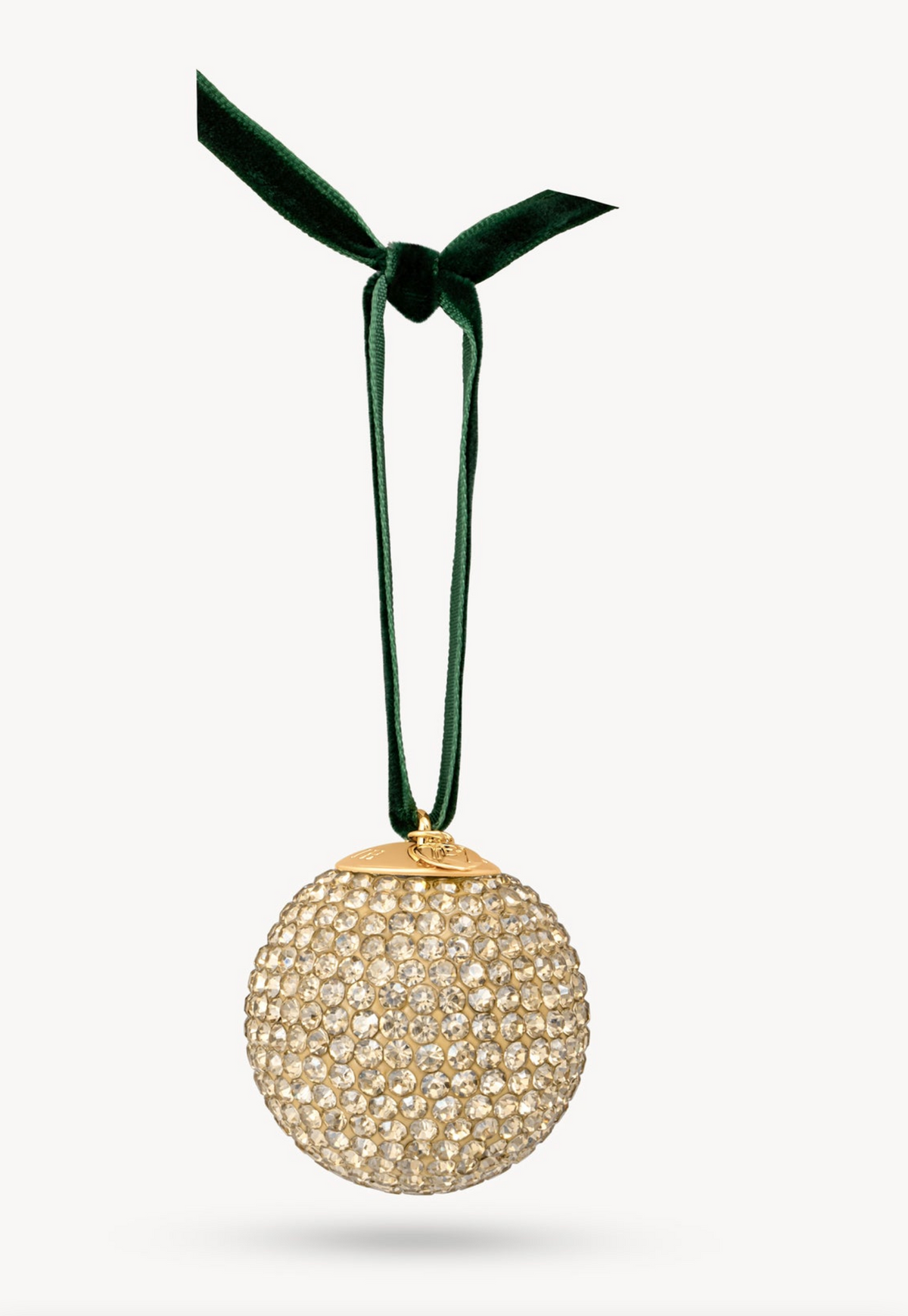Holiday Sparkle Ornament ~ Soft Gold