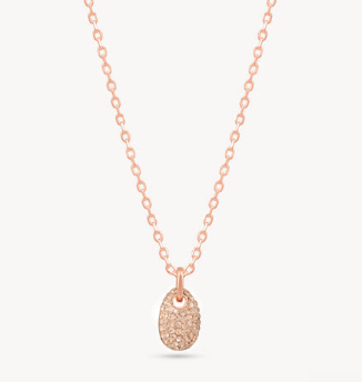 Sparkle Pebble Charm Necklace ~ 3 Colours