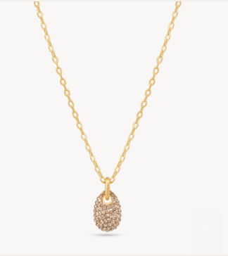 Sparkle Pebble Charm Necklace ~ 3 Colours