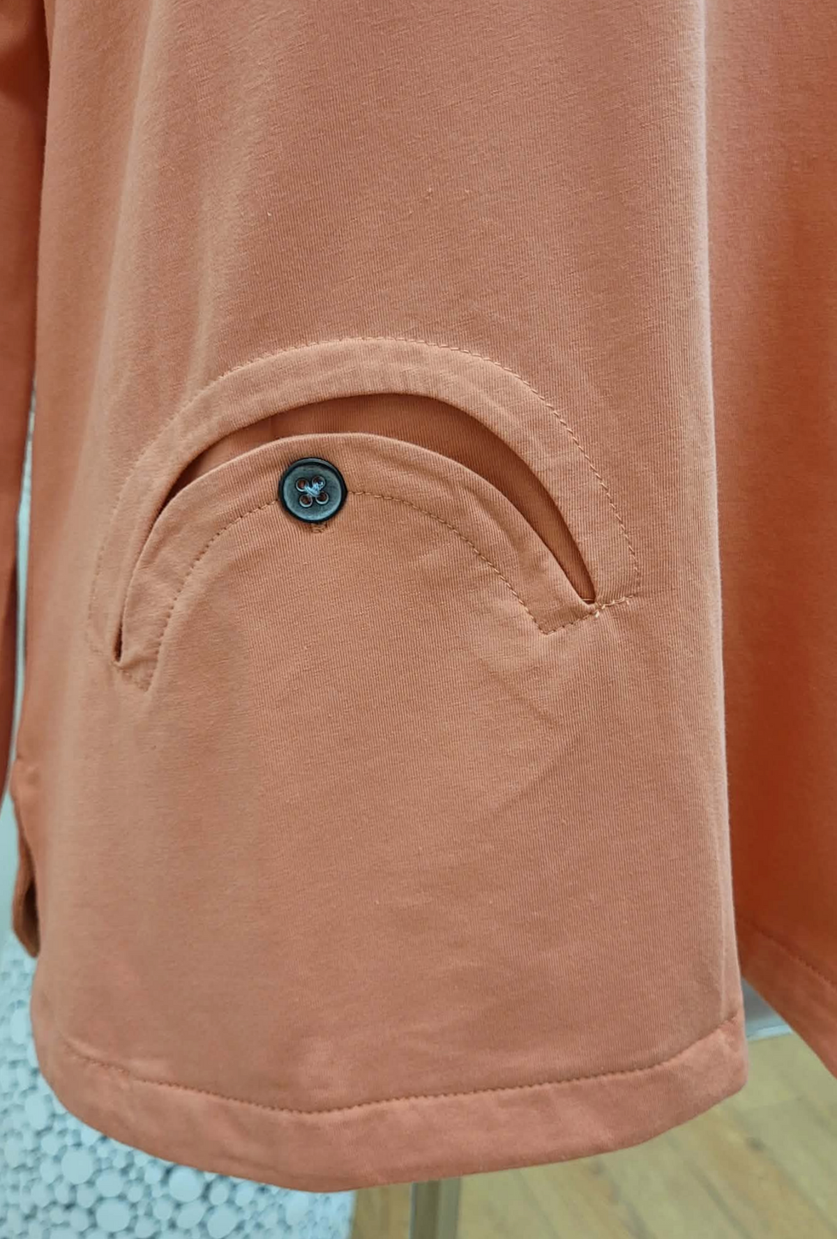 Button Detail Jersey LS ~ 3 Colours