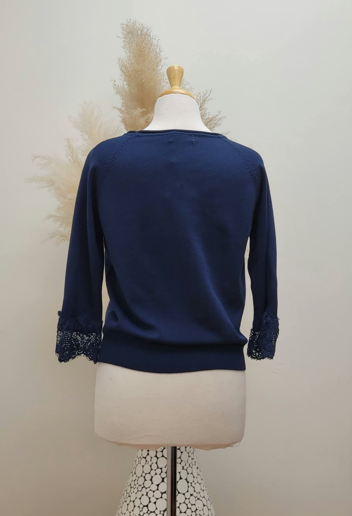 Lace Detail Knit Sweater