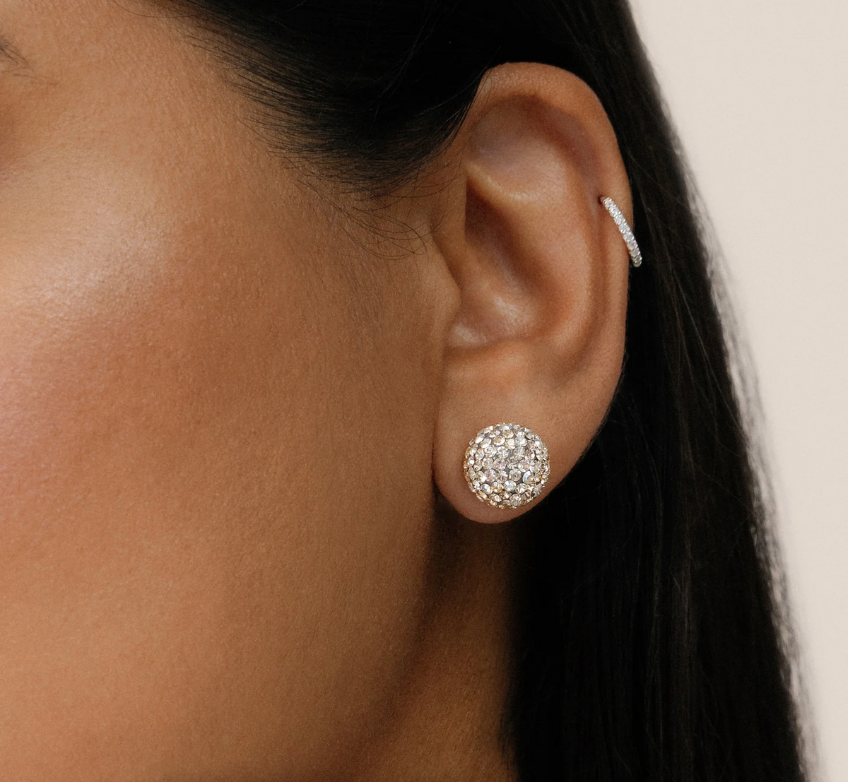 Dancing Queen Sparkle Ball Stud Earrings