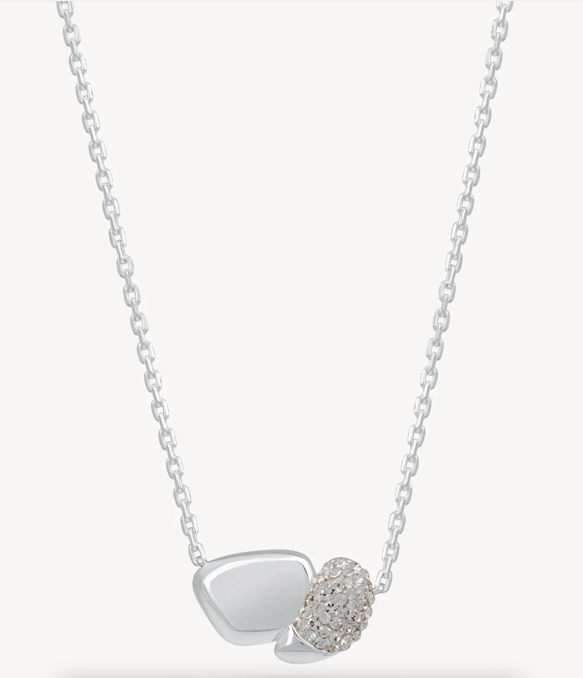 White Drift Sparkle Necklace
