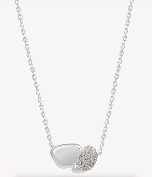 White Drift Sparkle Necklace