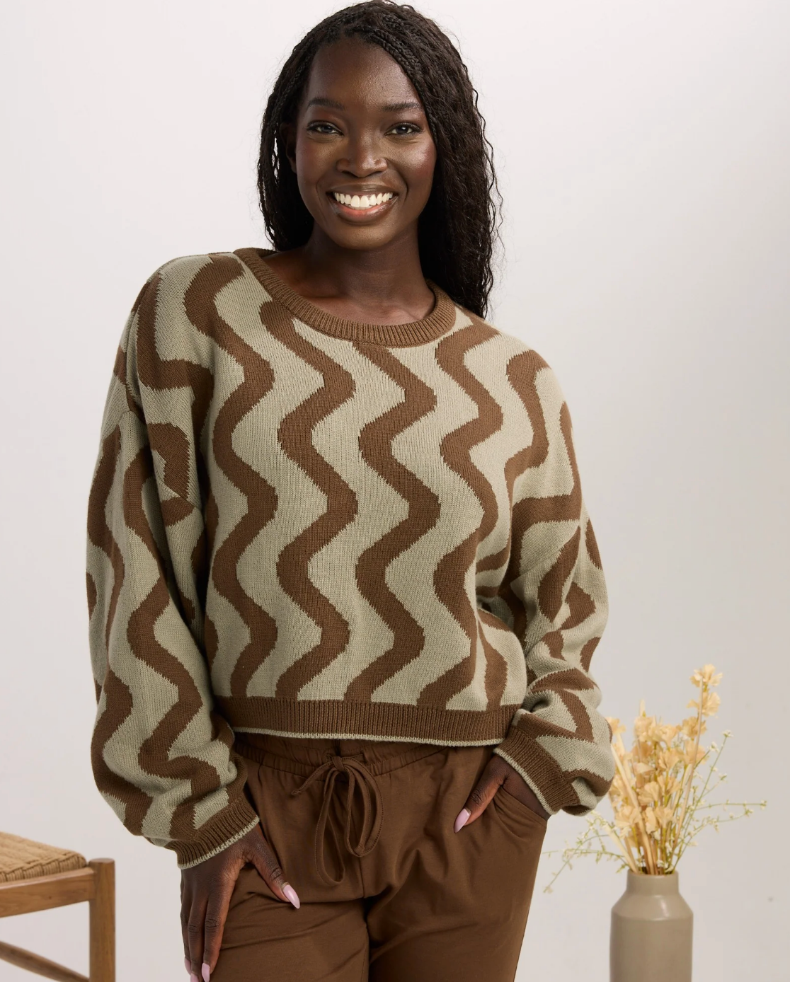 Ingrid Sweater ~ Squiggles
