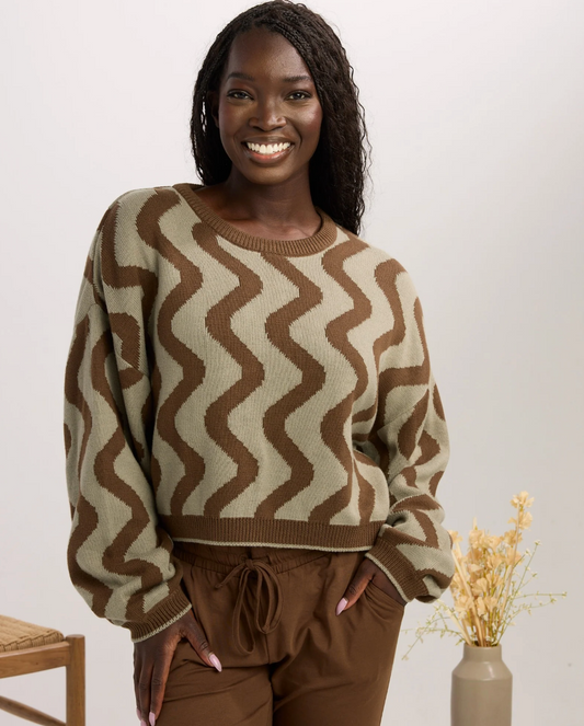 Ingrid Sweater ~ Squiggles
