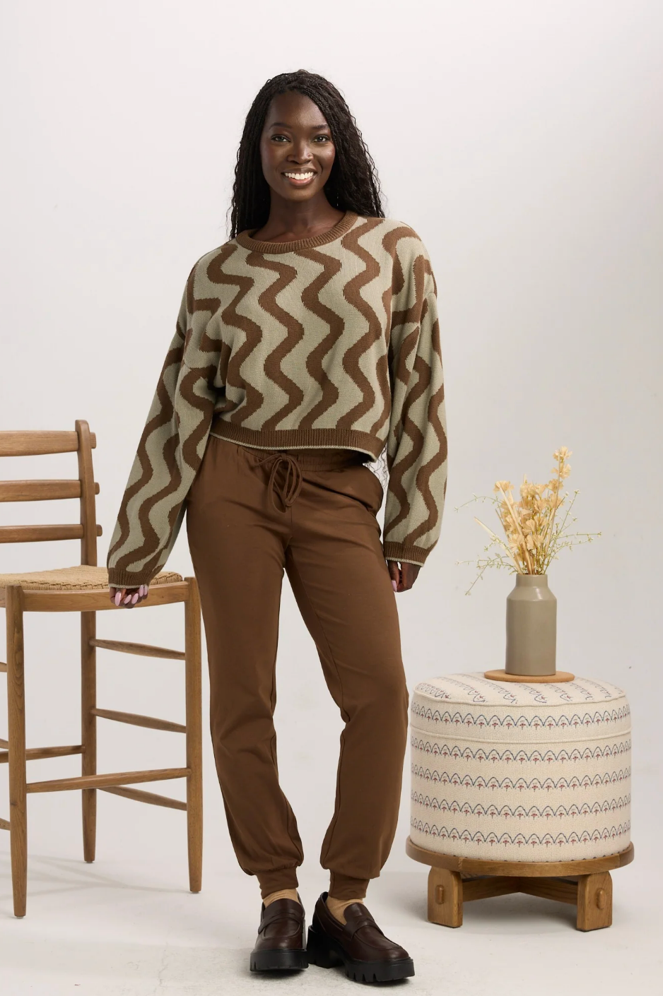 Ingrid Sweater ~ Squiggles