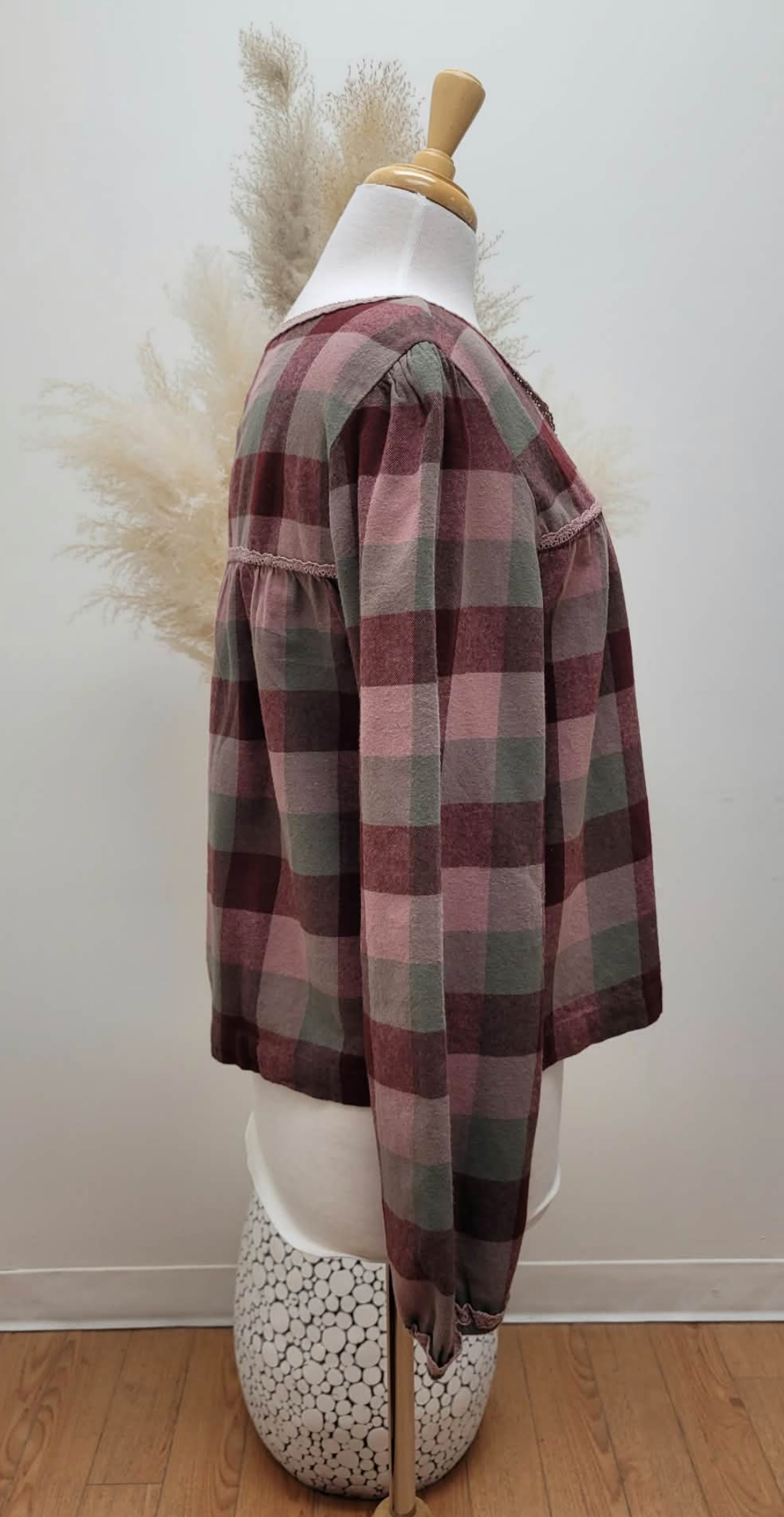 Clifton Flannel Top ~ 2 Colours