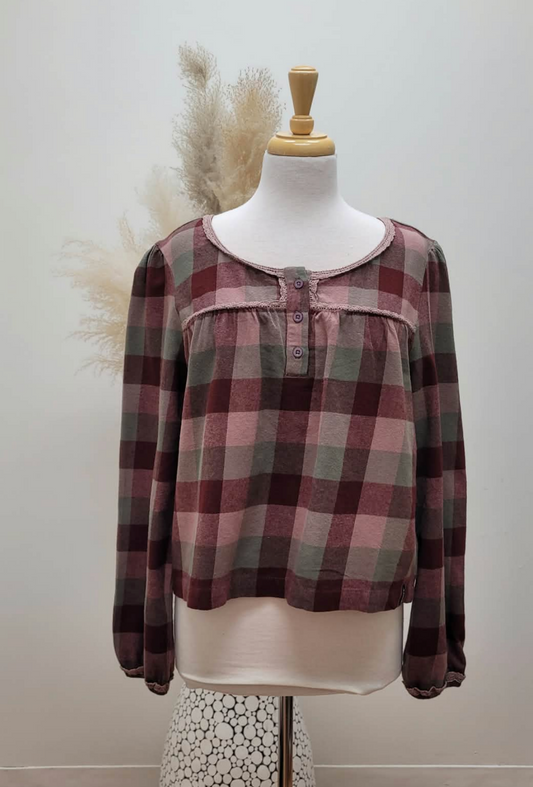 Clifton Flannel Top ~ 2 Colours