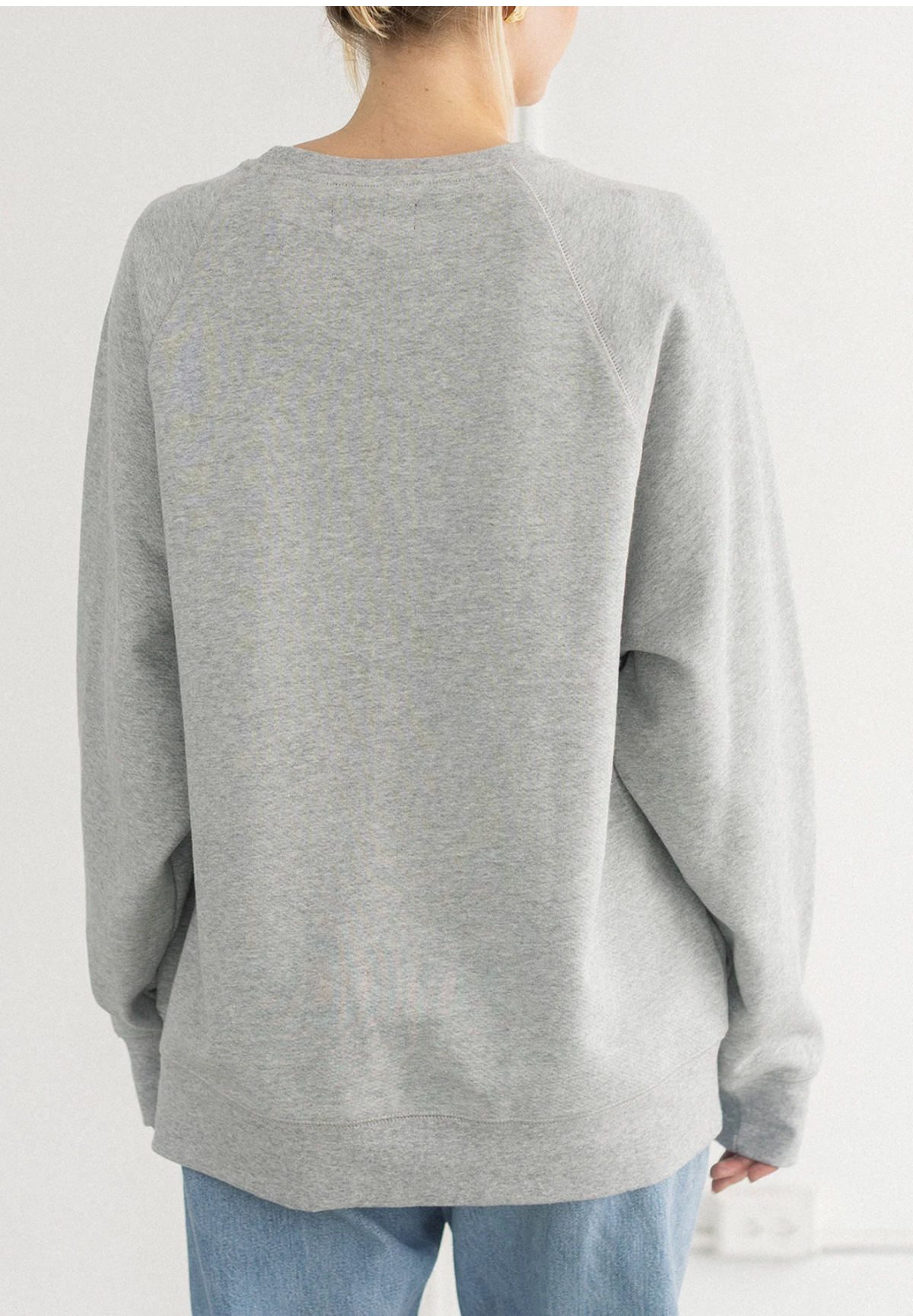 "Brunette" Not Your Boyfriend's Crew ~ Grey Melange