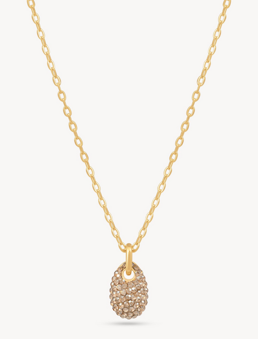 Sparkle Pebble Charm Necklace ~ 3 Colours