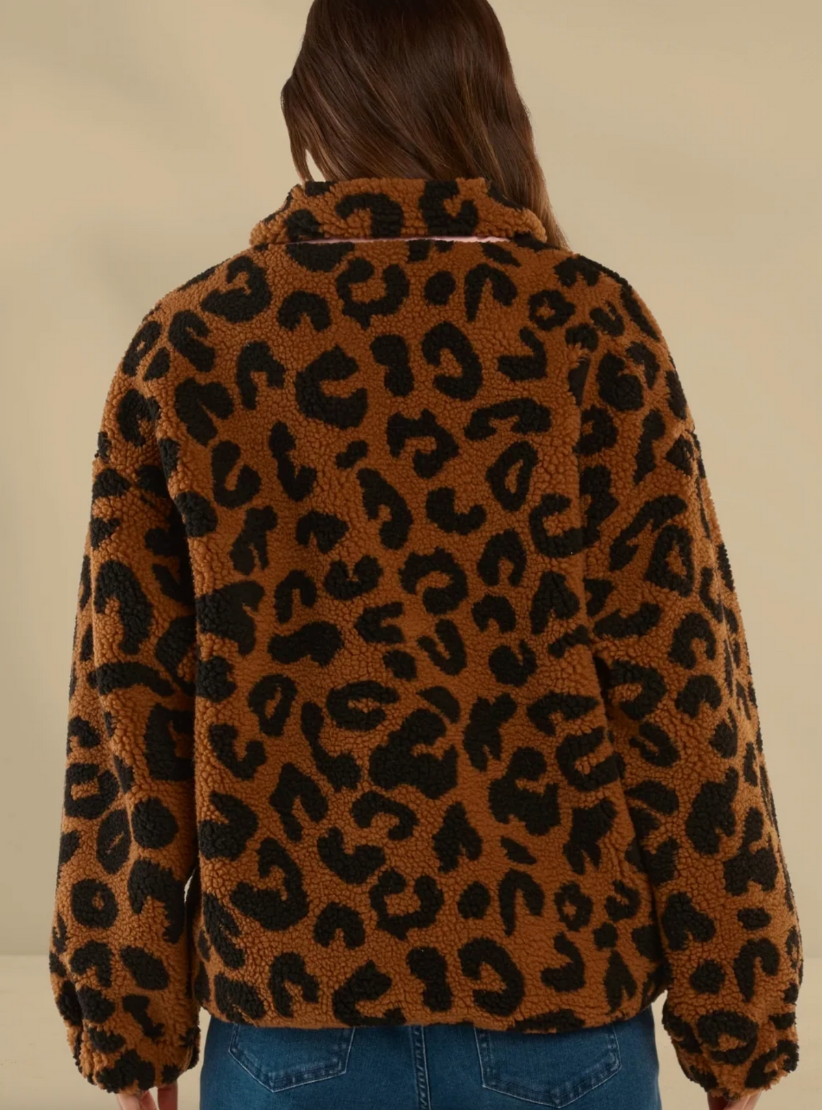 Jayne Fleece ~ Animal/Pink