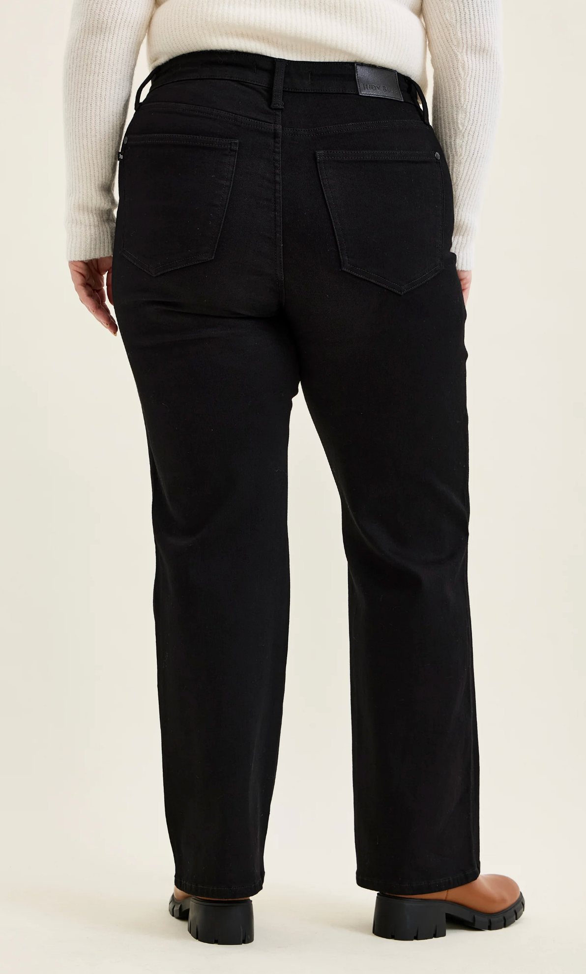 Kimberly TC Classic Straight Leg ~ Black {Reg & Curve}