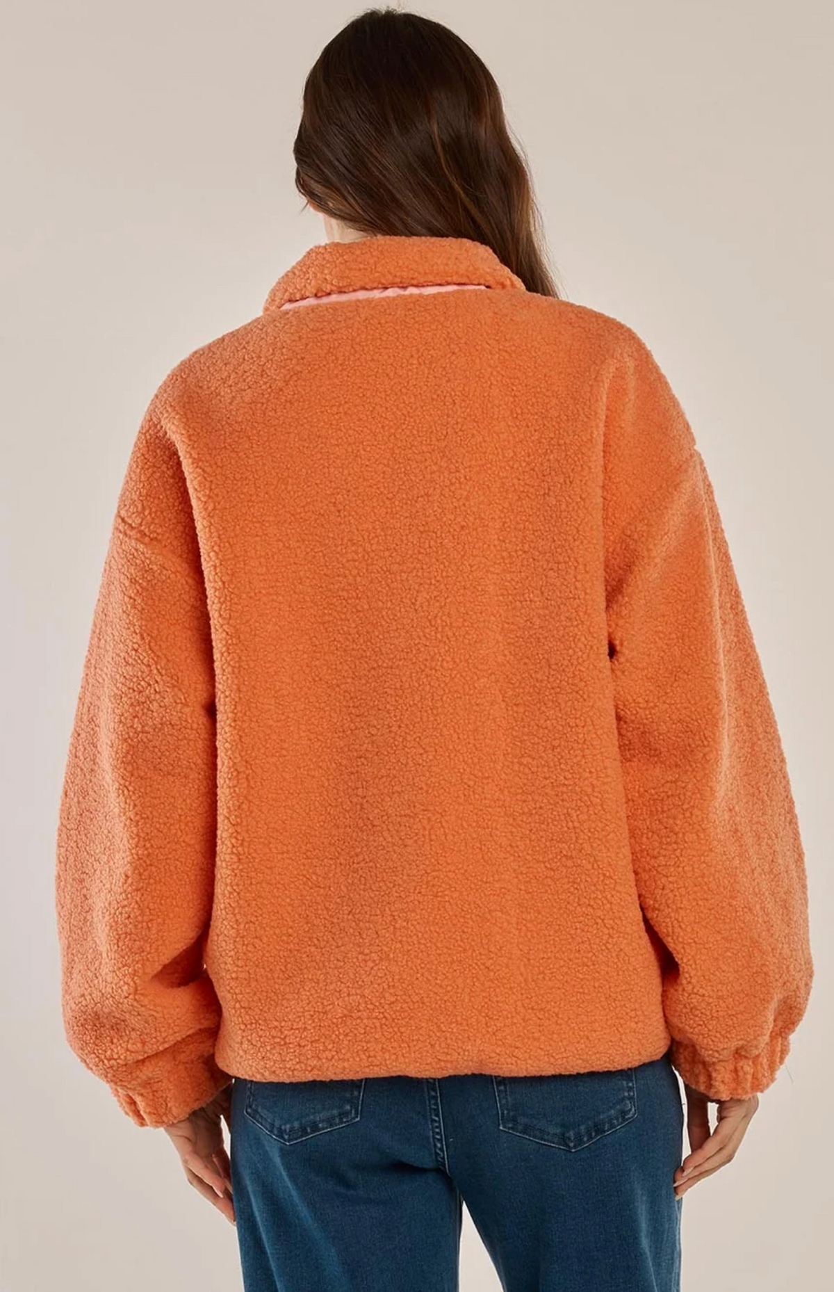 Jayne Fleece ~ Pink/Orange