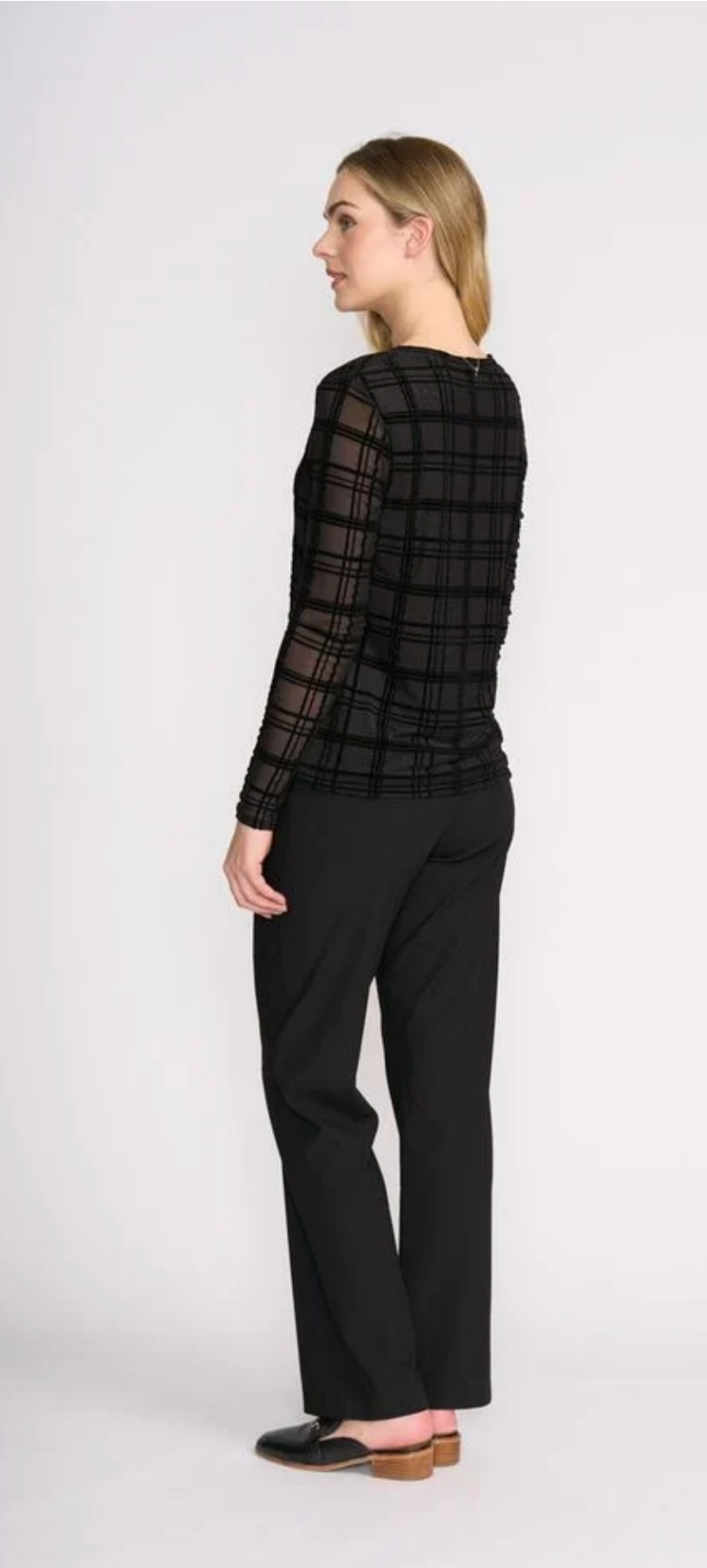 Flock Yeah LS Mesh Top