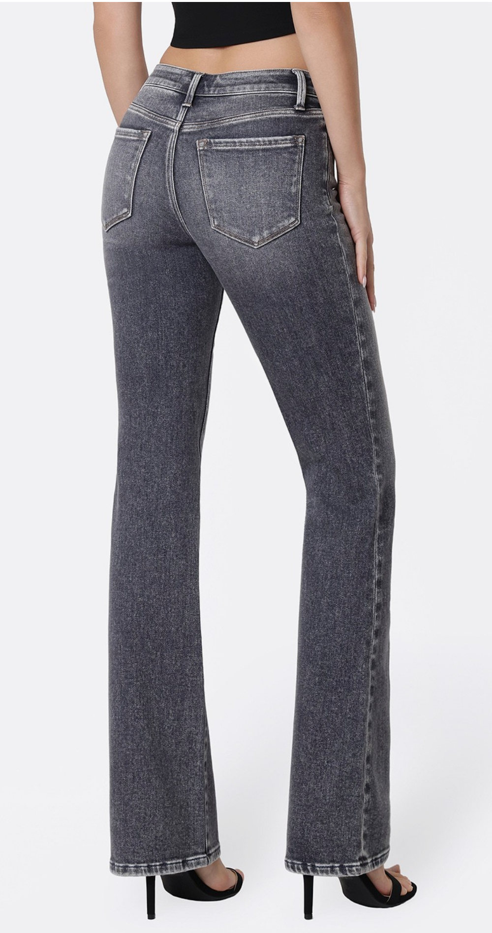 Chantal Bootcut ~ Grey {Reg & Curve}