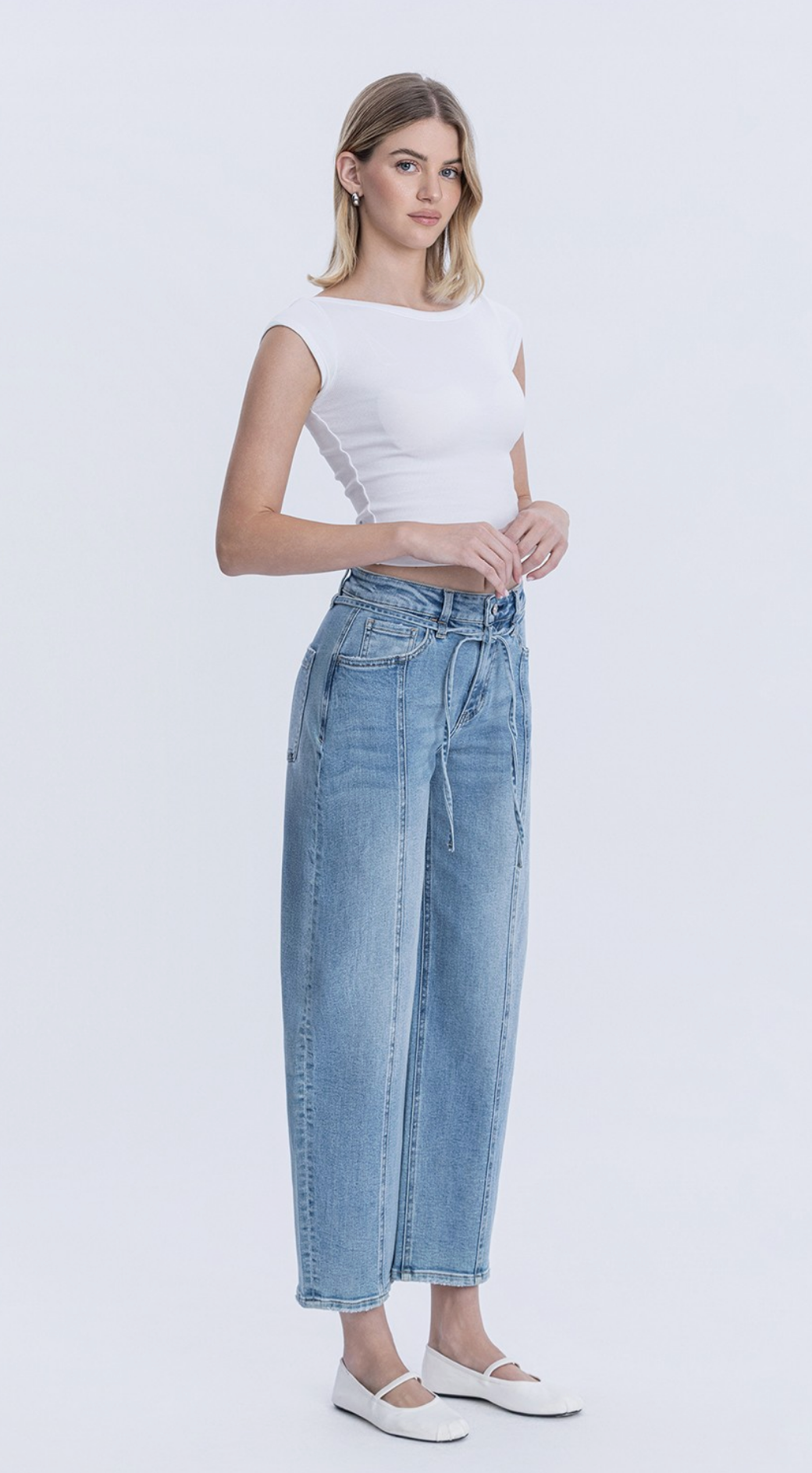 Cleopatra Cropped Tie Barrel {Reg & Curve}