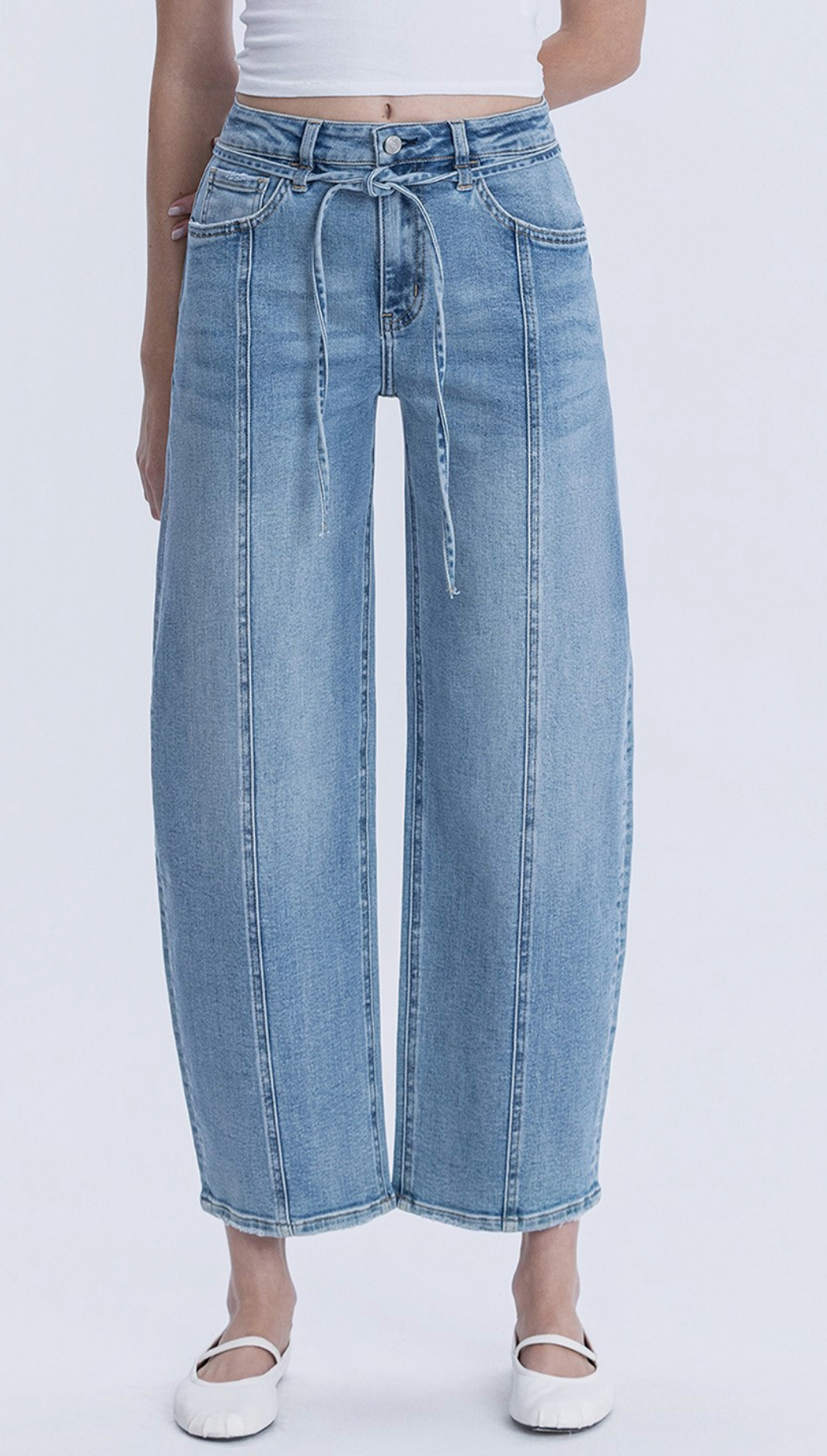 Cleopatra Cropped Tie Barrel {Reg & Curve}