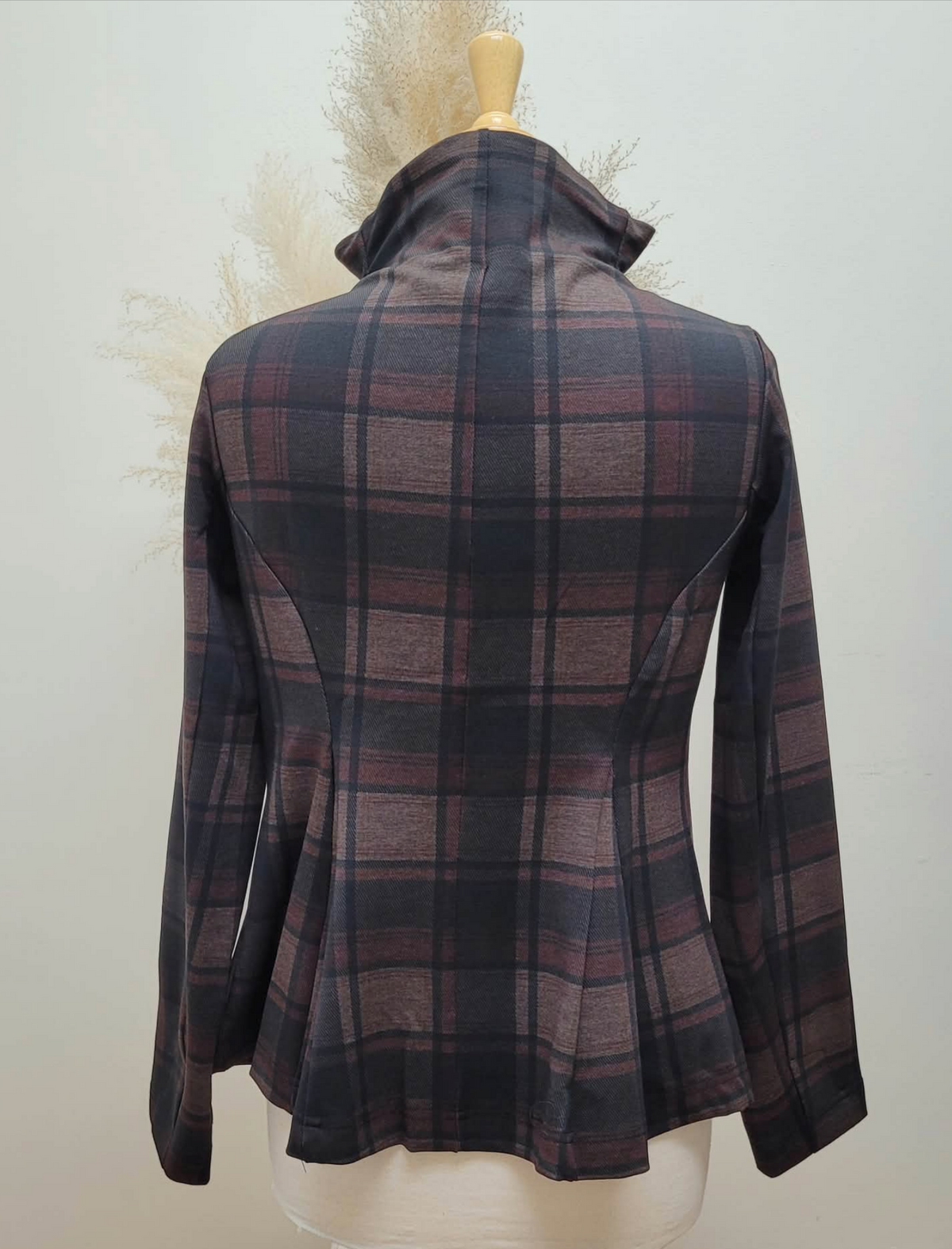 Under Wraps Jacket ~ Chocolate Check