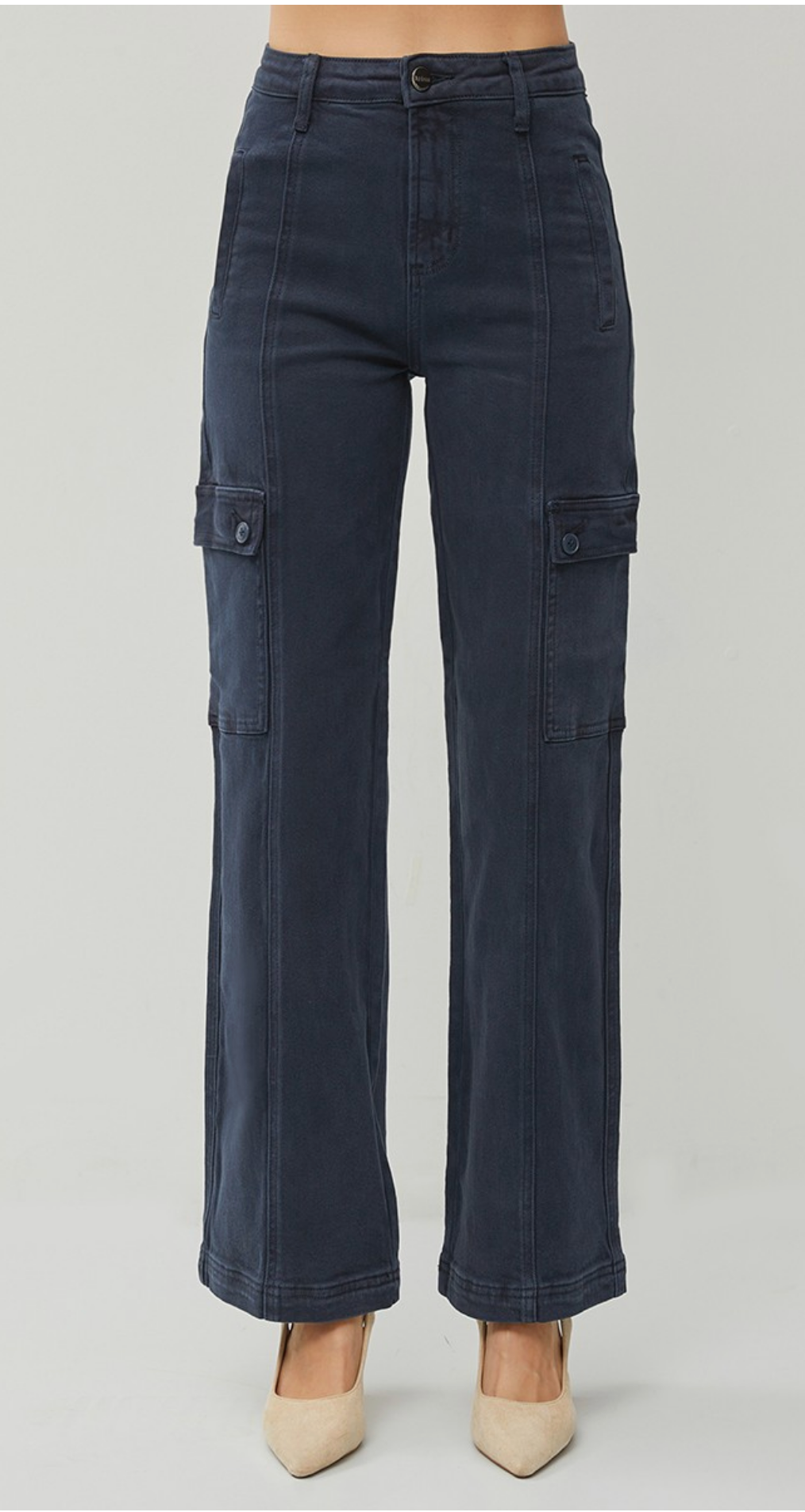 Blueberry Wide Leg Cargo {Reg}