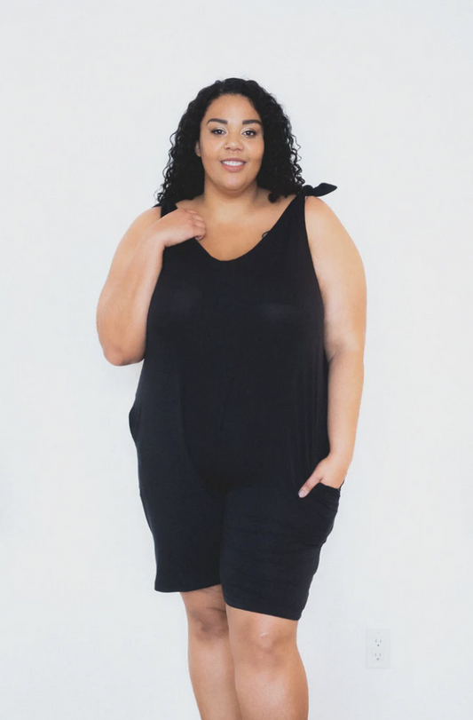 Hattie Romper ~ Black