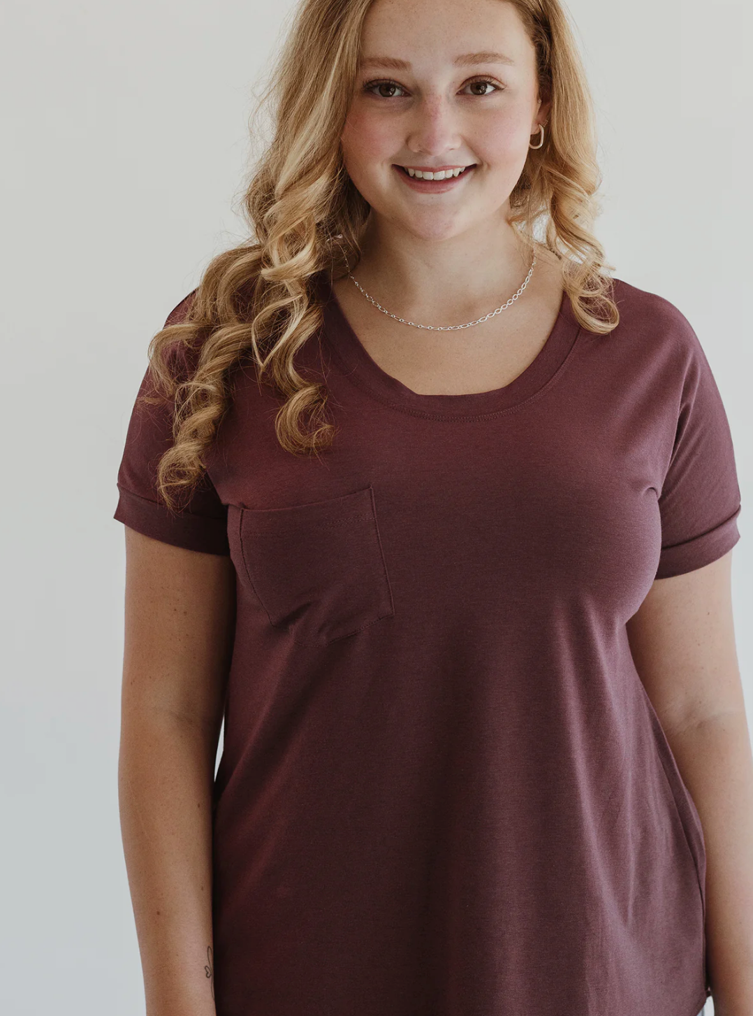 Blondie Janis Tee ~ Berry
