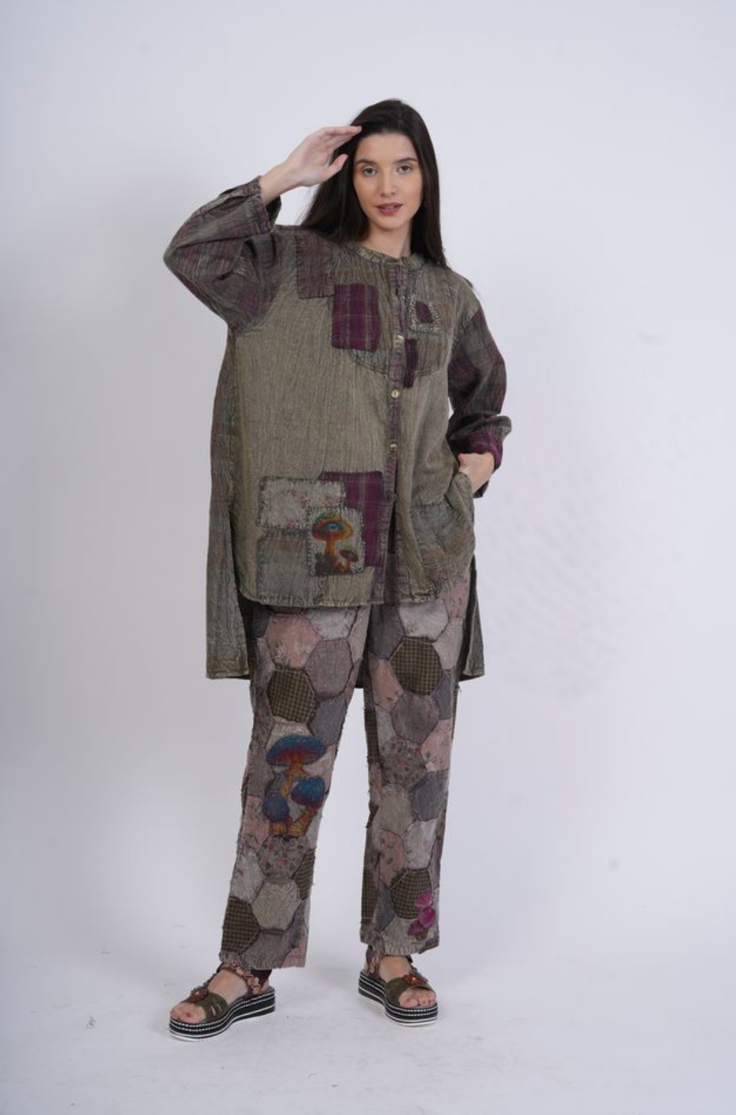 Wells Cover Up ~ Plaid Mix