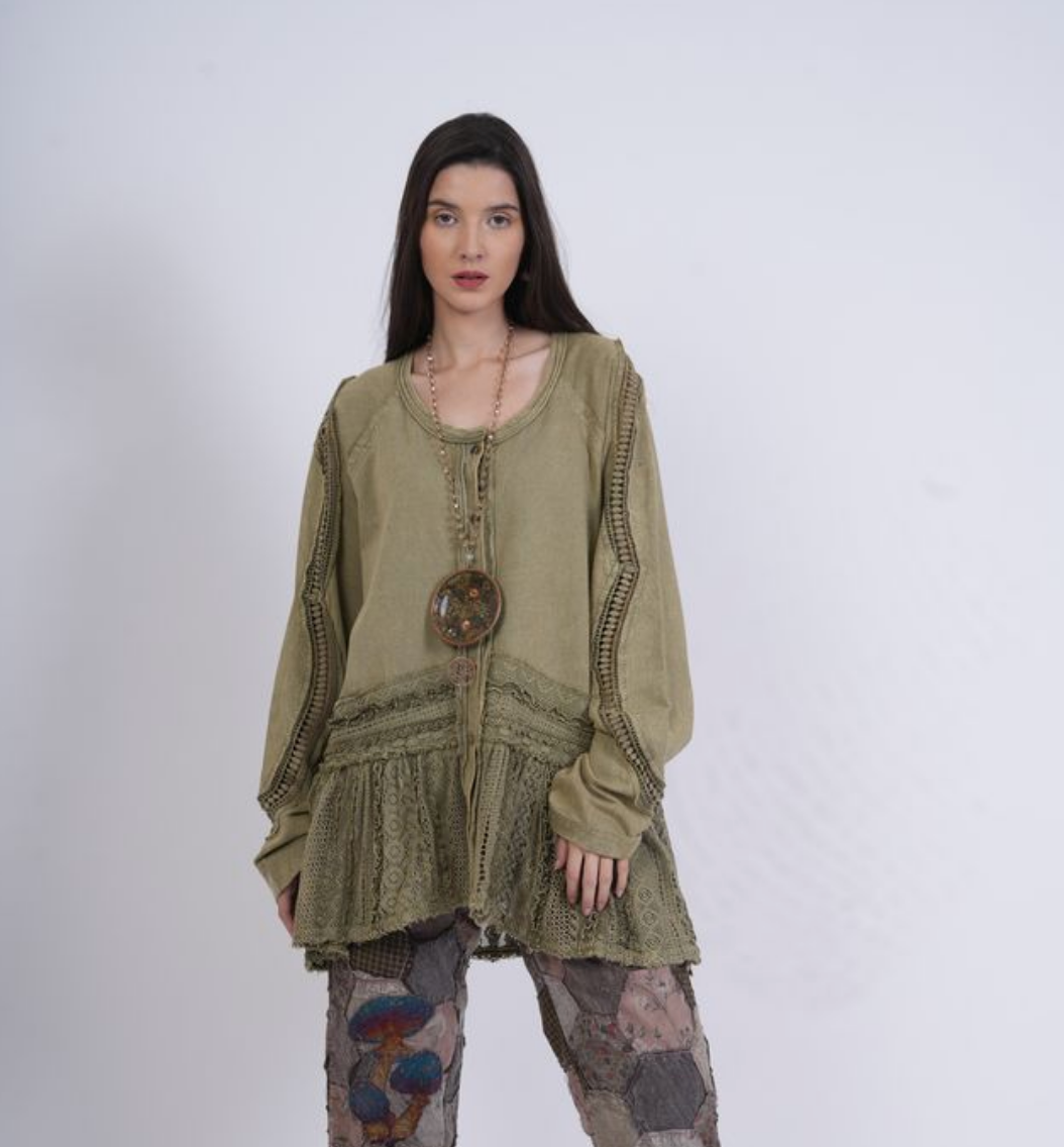 Jamie Cover Up ~ Vintage Green
