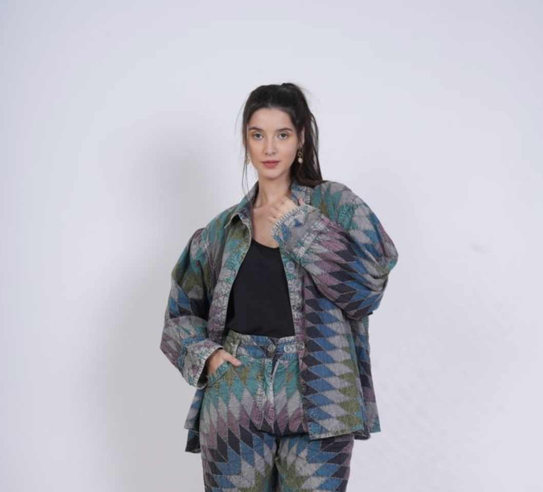 Nan Reversible Cover Up ~ Patchwork Mix