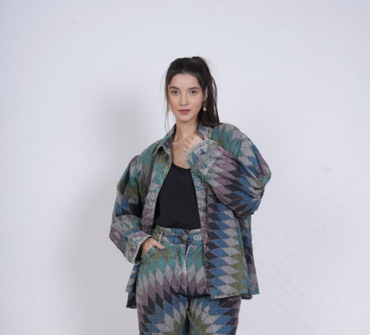 Nan Reversible Cover Up ~ Patchwork Mix