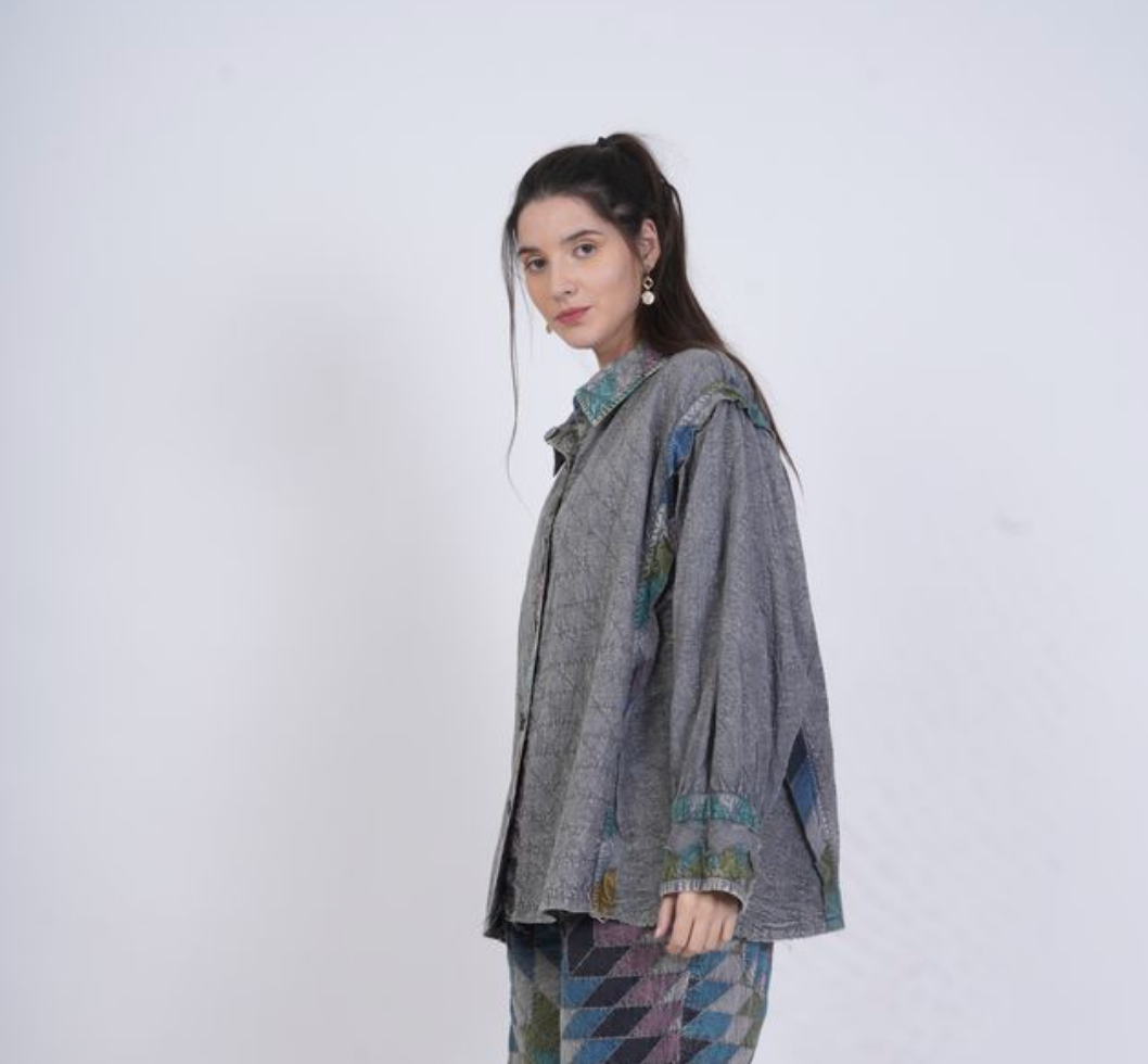 Nan Reversible Cover Up ~ Patchwork Mix