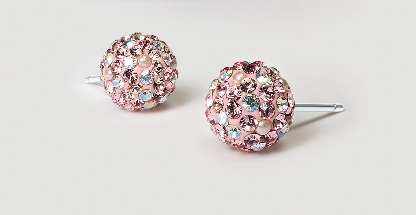 Venetian Blush Sparkle Ball™ Stud Earrings