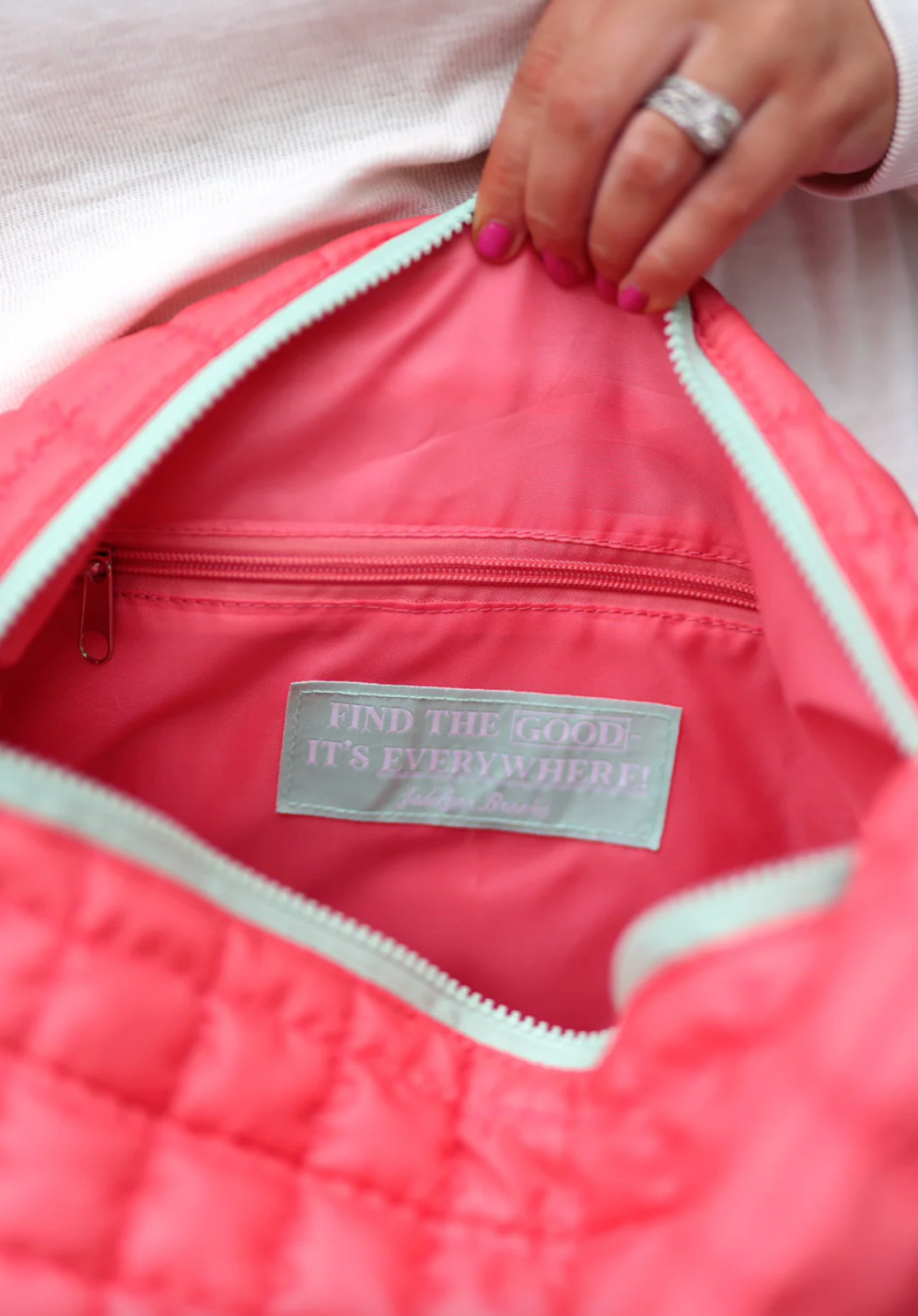 On Cloud Nine Quilted Puffer Tote Bag