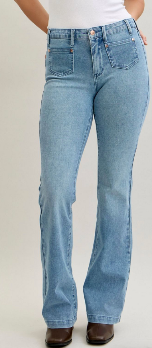 Penny Patch Pocket Bootcut { Reg & Curve }