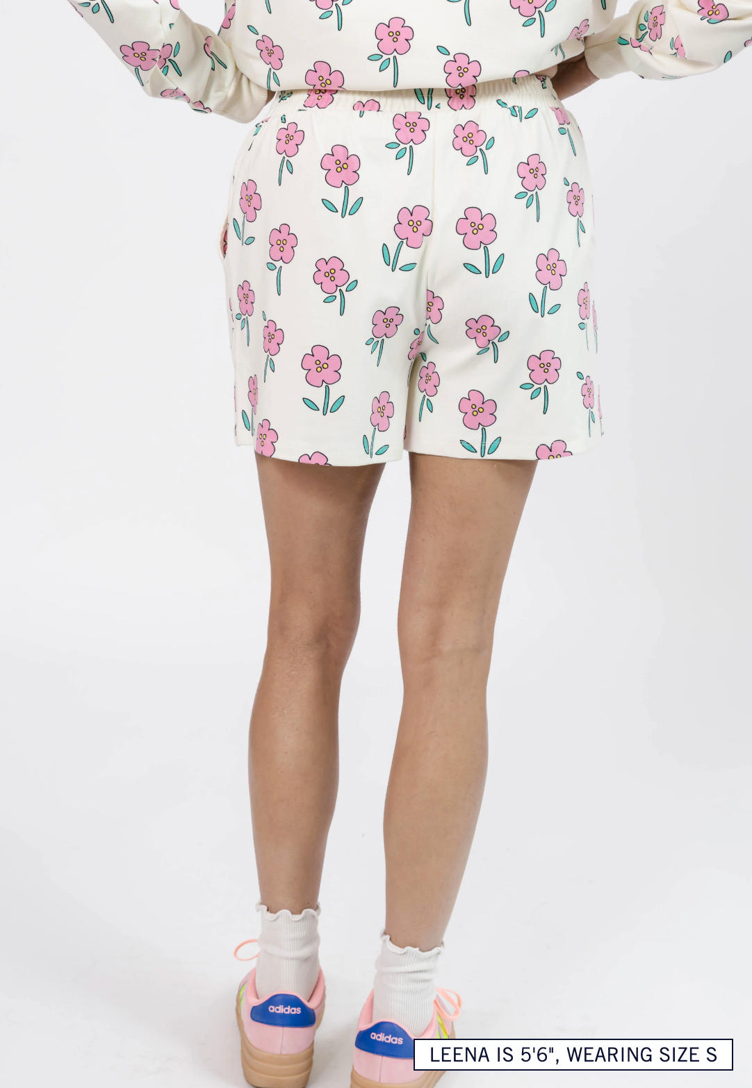 Fresh Floral Hangout Short ~ Pink Floral