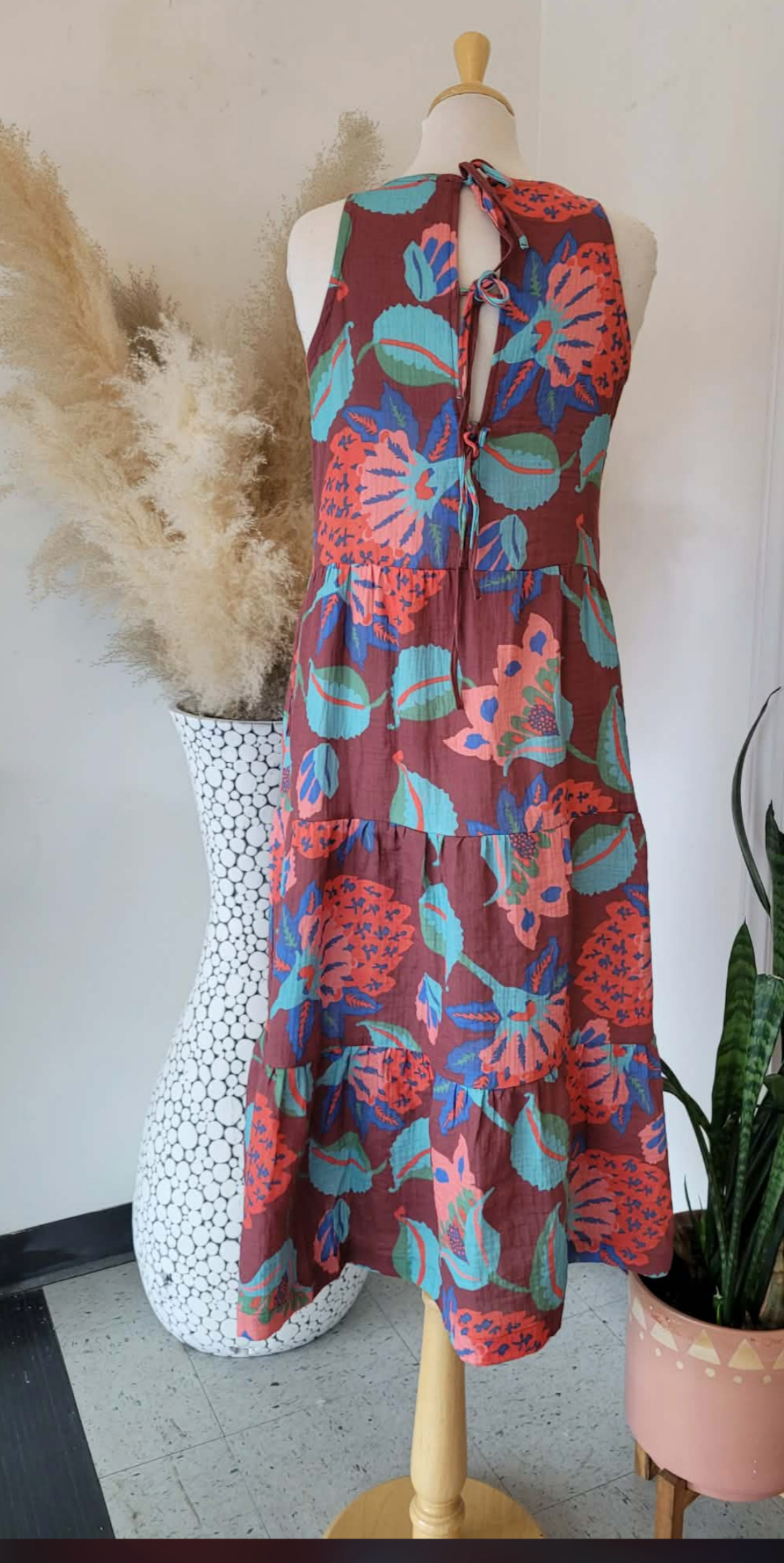 Bali Dress ~ Island Flower Print