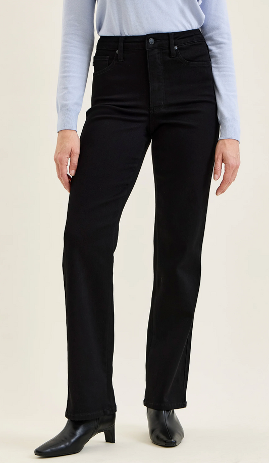 Kimberly TC Classic Straight Leg ~ Black {Reg & Curve}