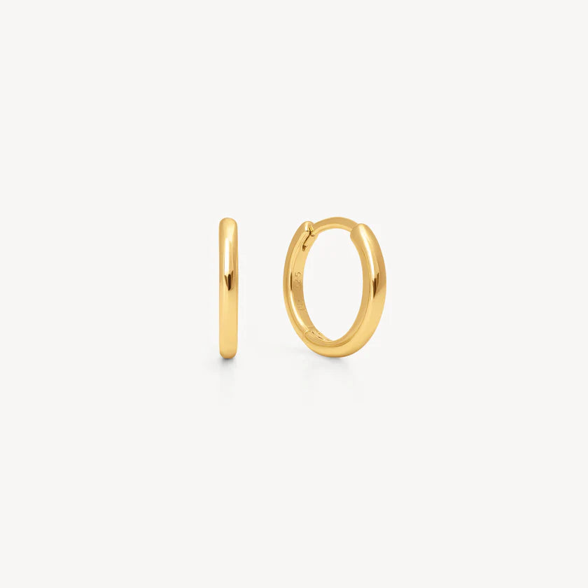 Gold Hoop Earrings - Small