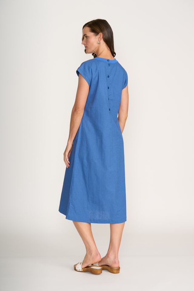 Cap Sleeve Midi Dress