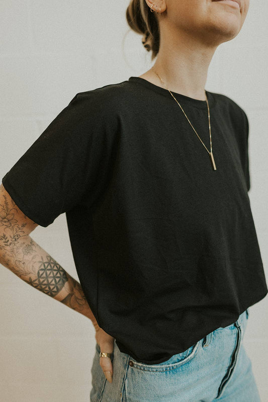 Ladies Staple Tee: Black