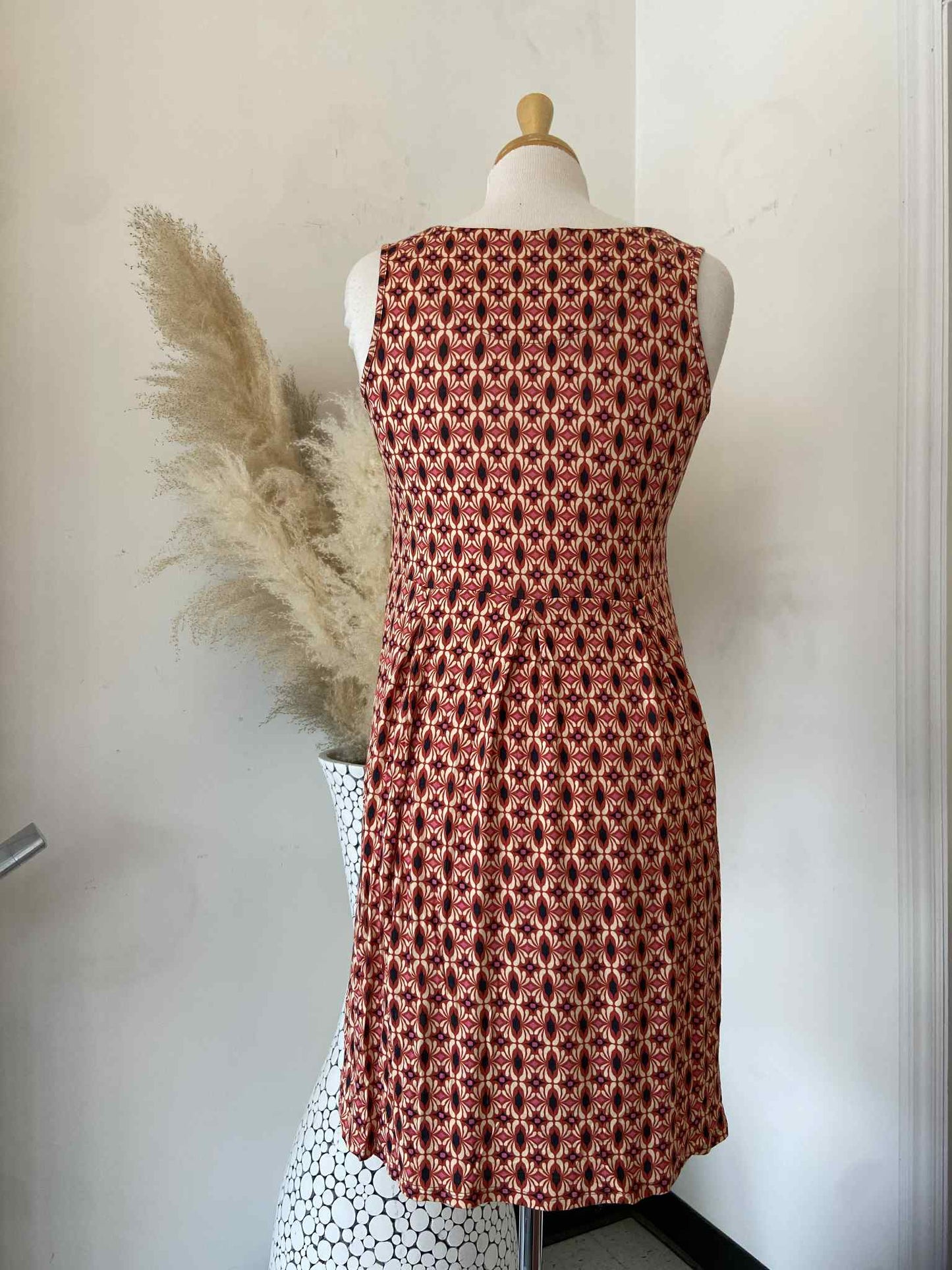 Nala Tshirt Dress ~ Red Mix