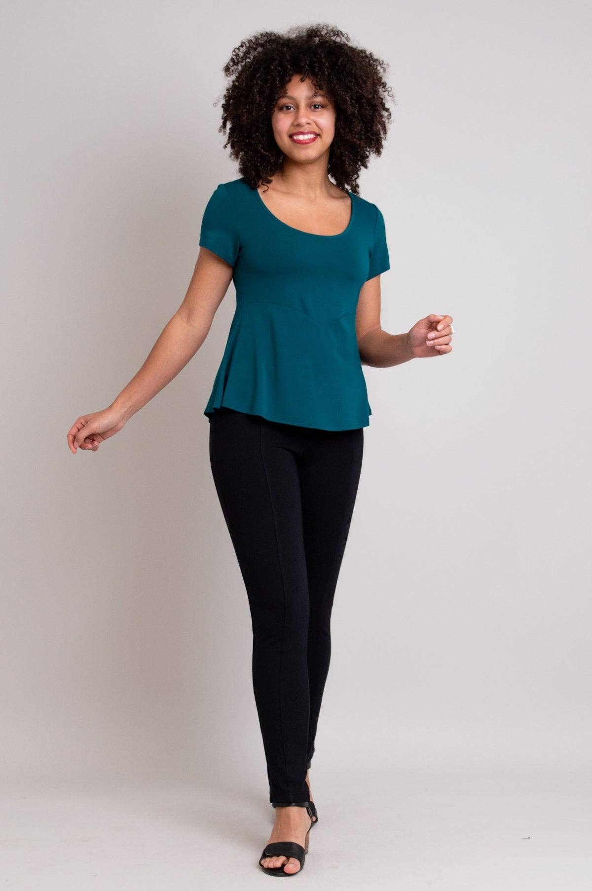Kim Cap Tee ~ Teal