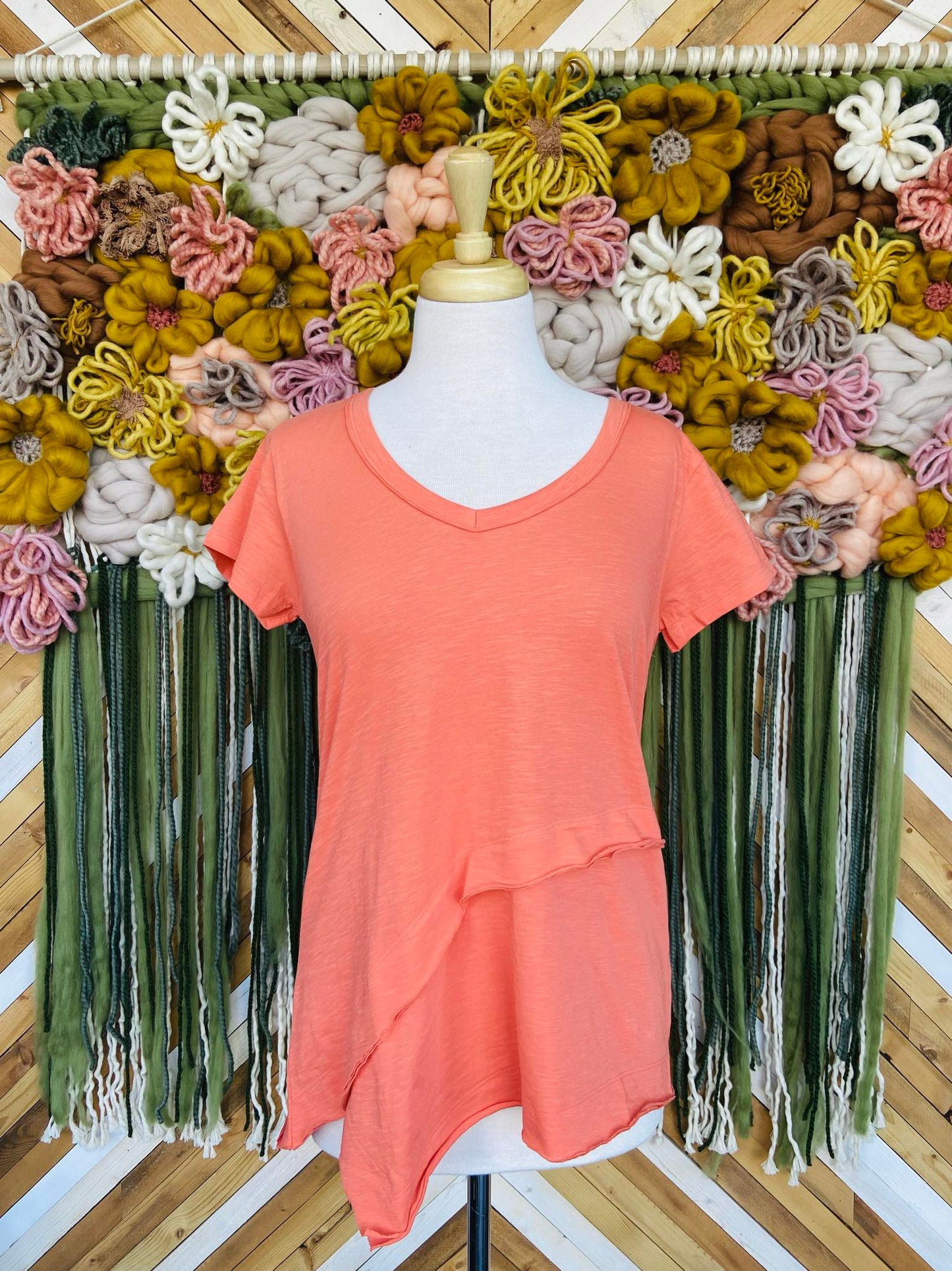 Best Angle Tee ~ Tangelo ~ Size XS